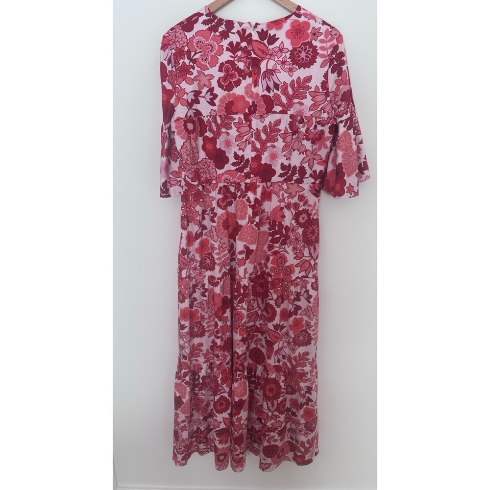 Tuckernuck Red and White Tiered Maxi Sundress - Picture 8 of 13